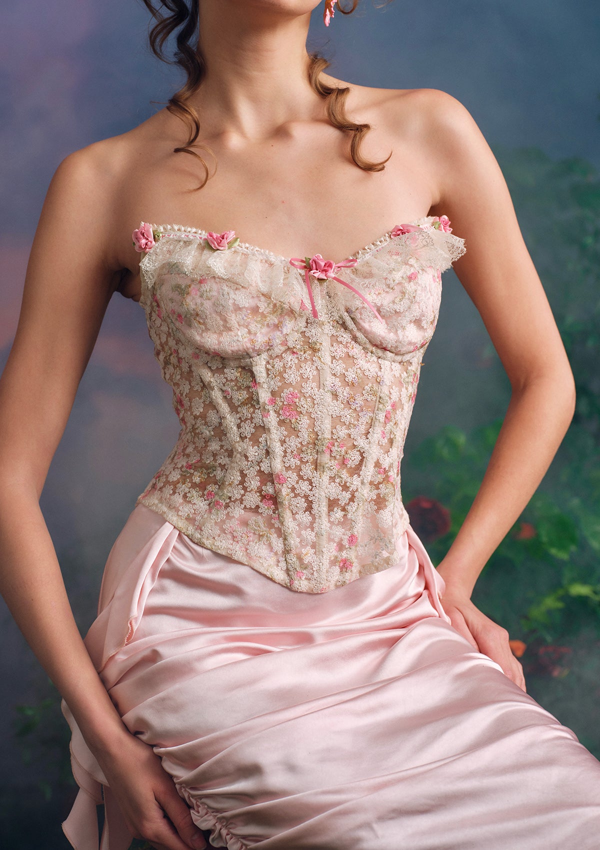 "Star Floral Loli" Corset - Image 3