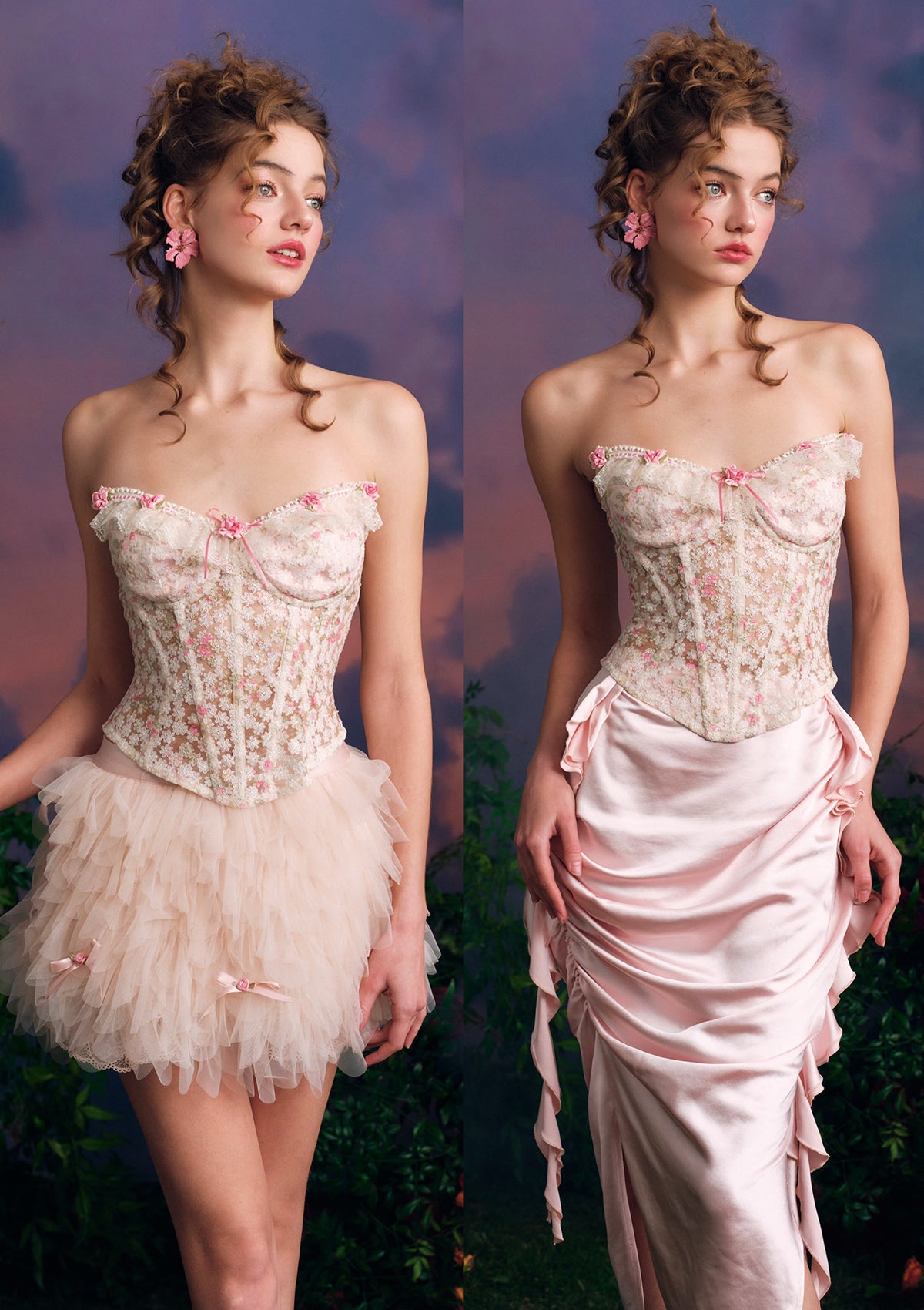 "Star Floral Loli" Corset - Image 5