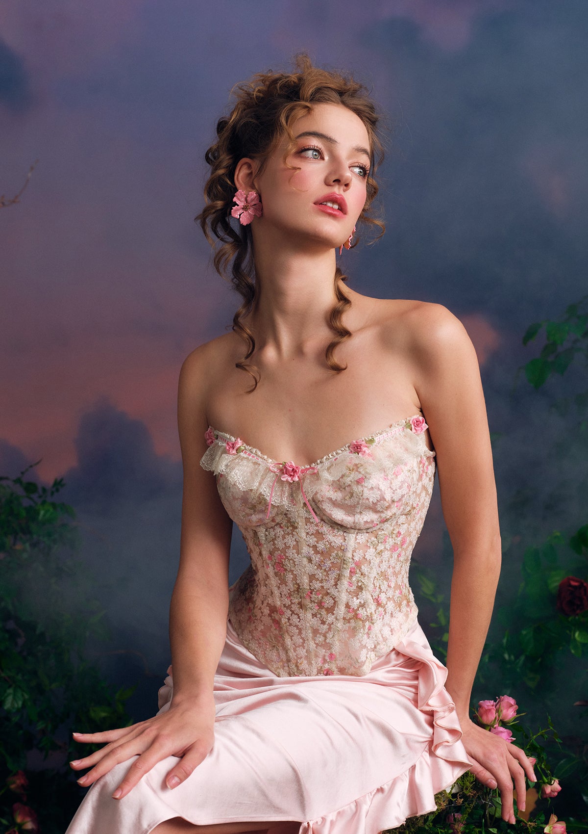 "Star Floral Loli" Corset - Image 6