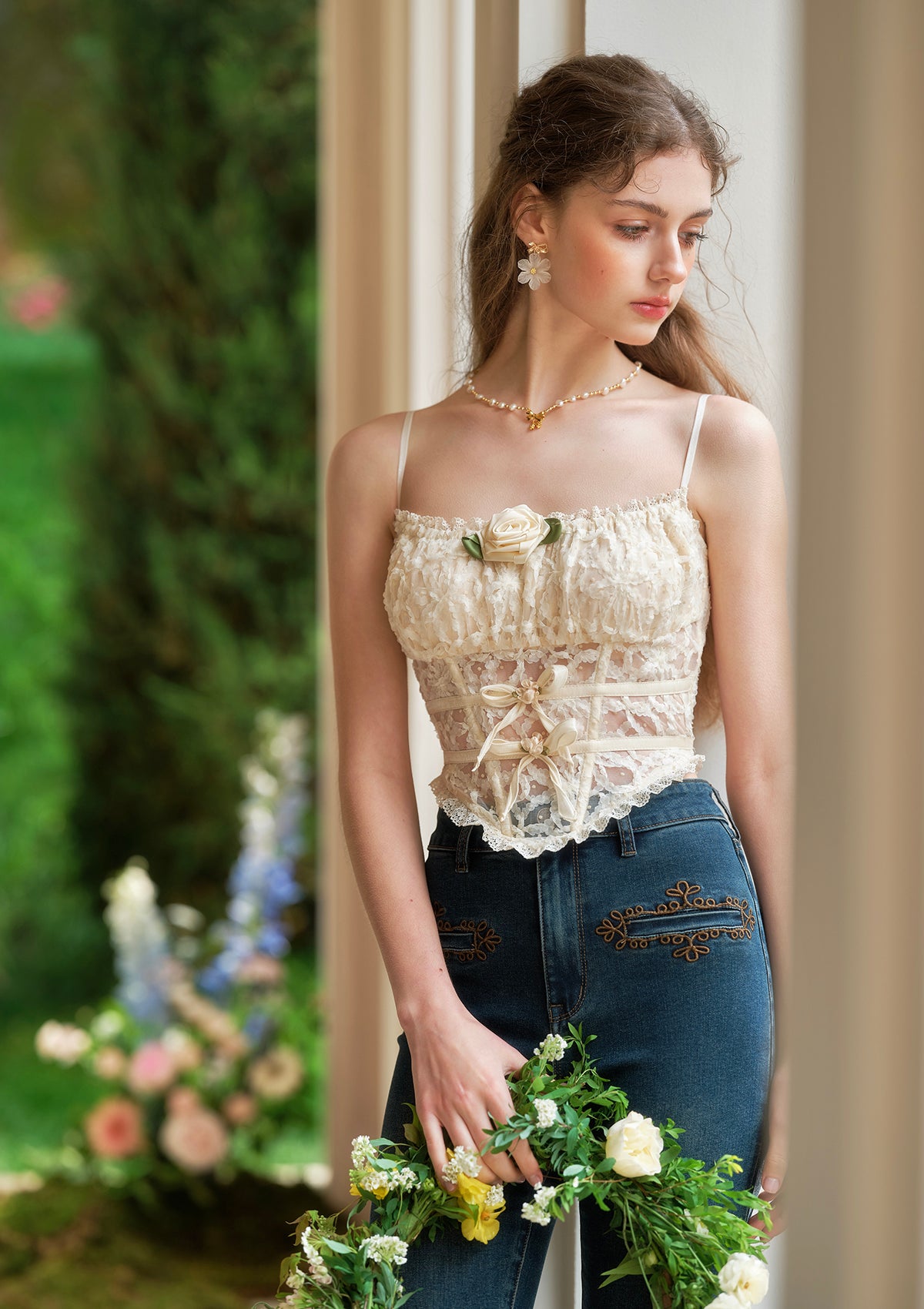 Jasmine's Dream Net Corset