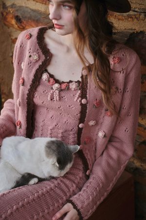 Floral Juliette Knitted Cardigan