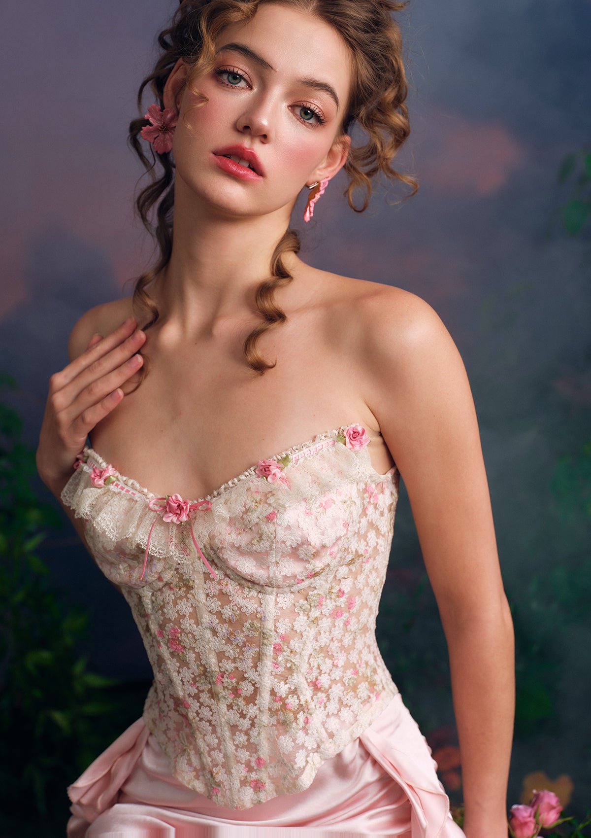 "Star Floral Loli" Corset - Image 9