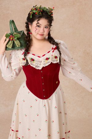 Curve & Plus Cherry Bite Corset