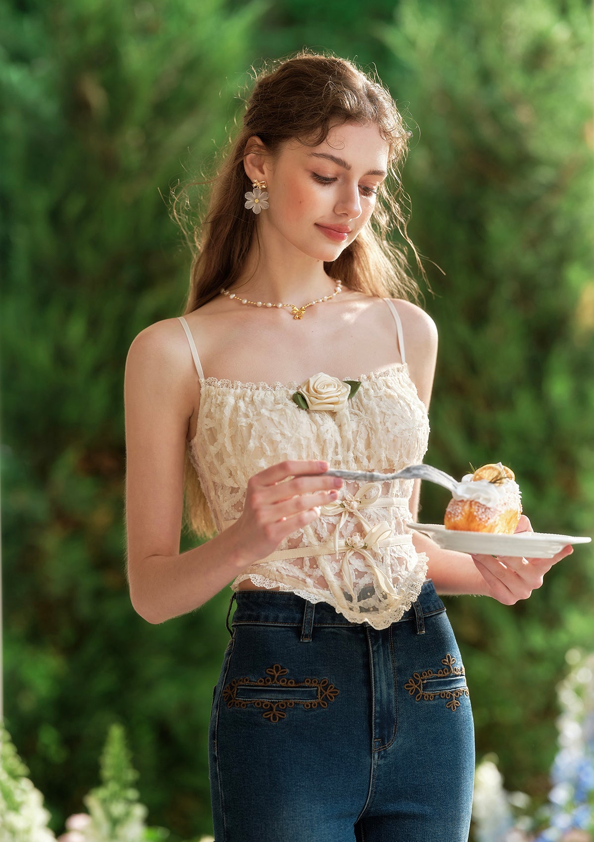 Jasmine's Dream Net Corset - Image 5