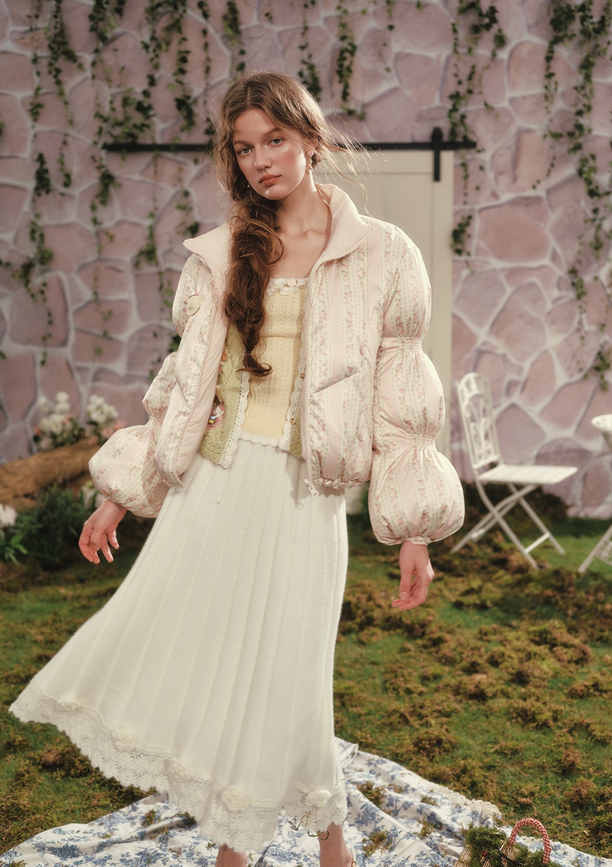 Berry Yogurt Knit Skirt - Image 4