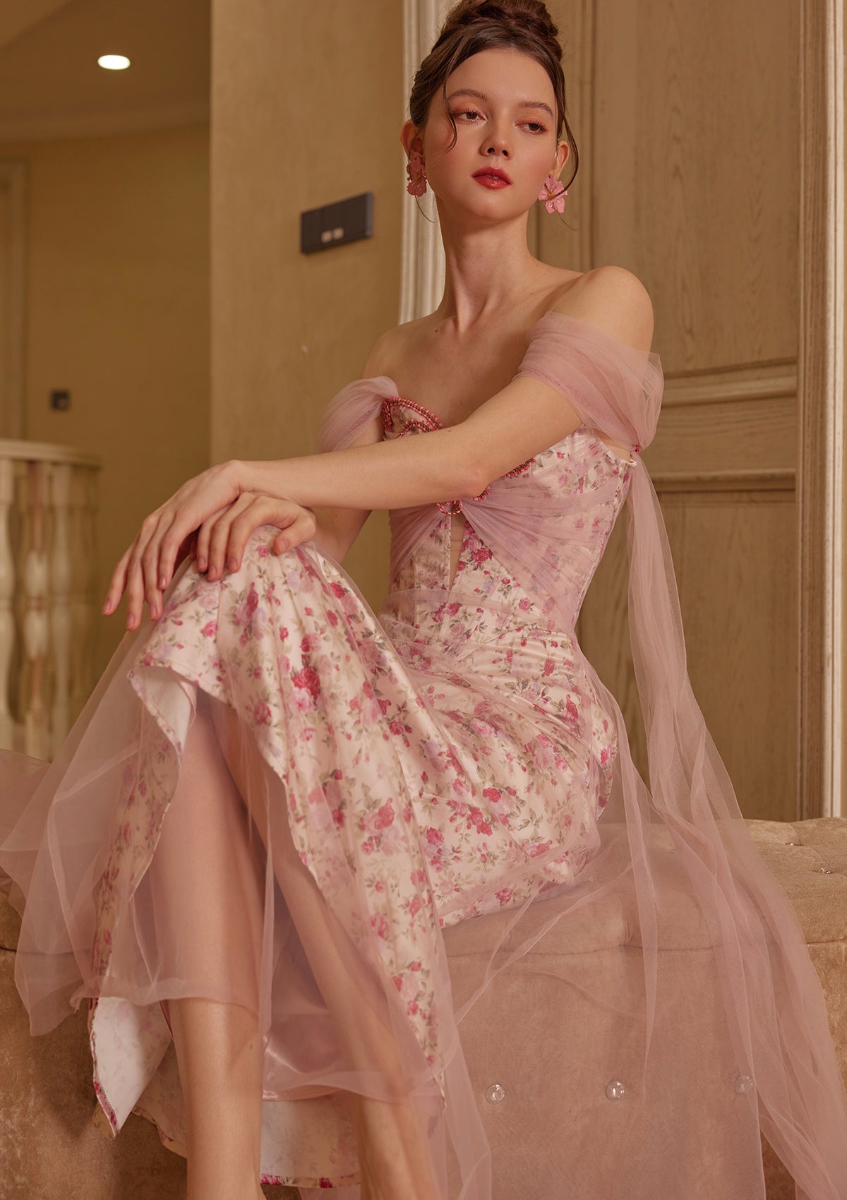 Floral Disc Fairy Corset Dress - Image 6