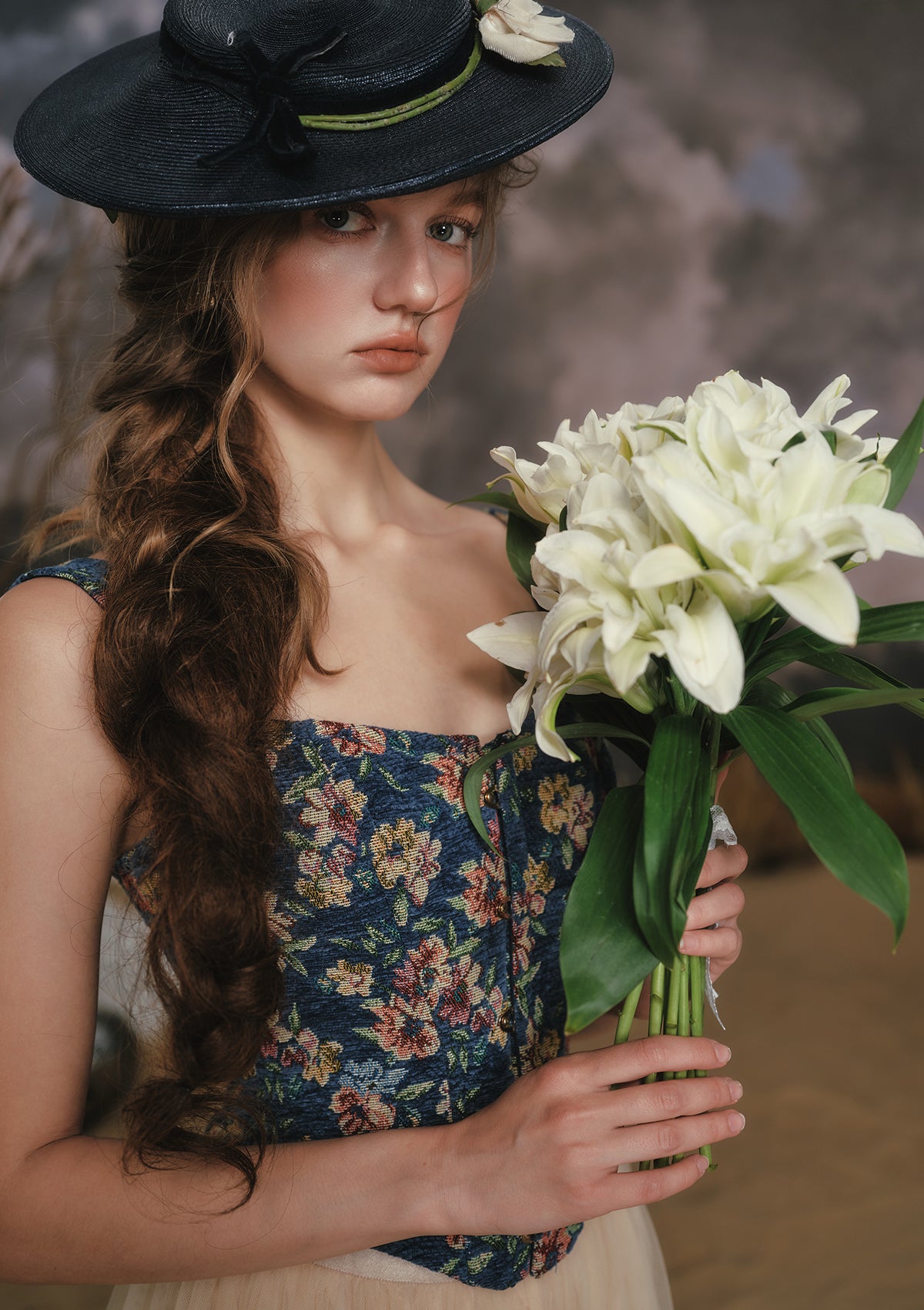 Azure Flower Fair Corset - Image 9