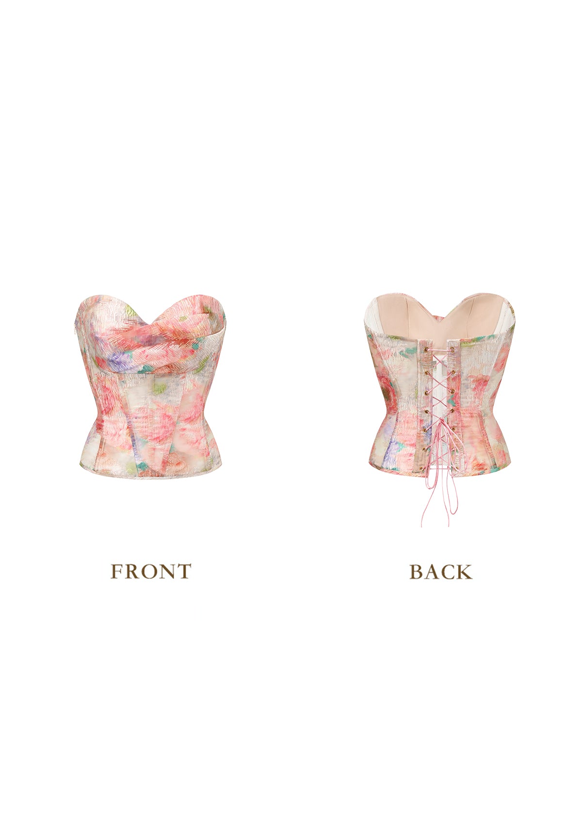 Floral Mirror Corset - Image 2