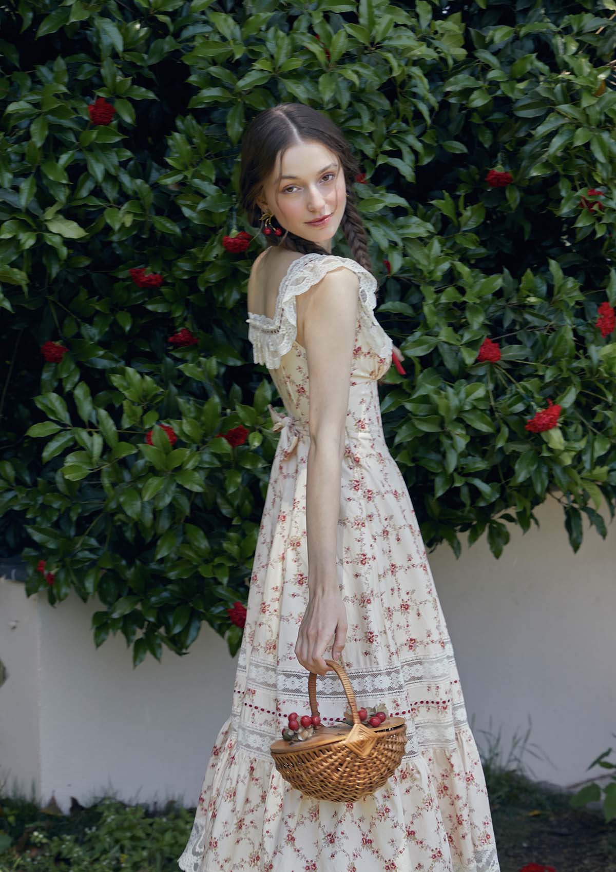 Red Garnet Corset Dress - Image 4