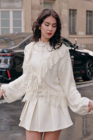 Moonlight Handwriting Knit Cardigan