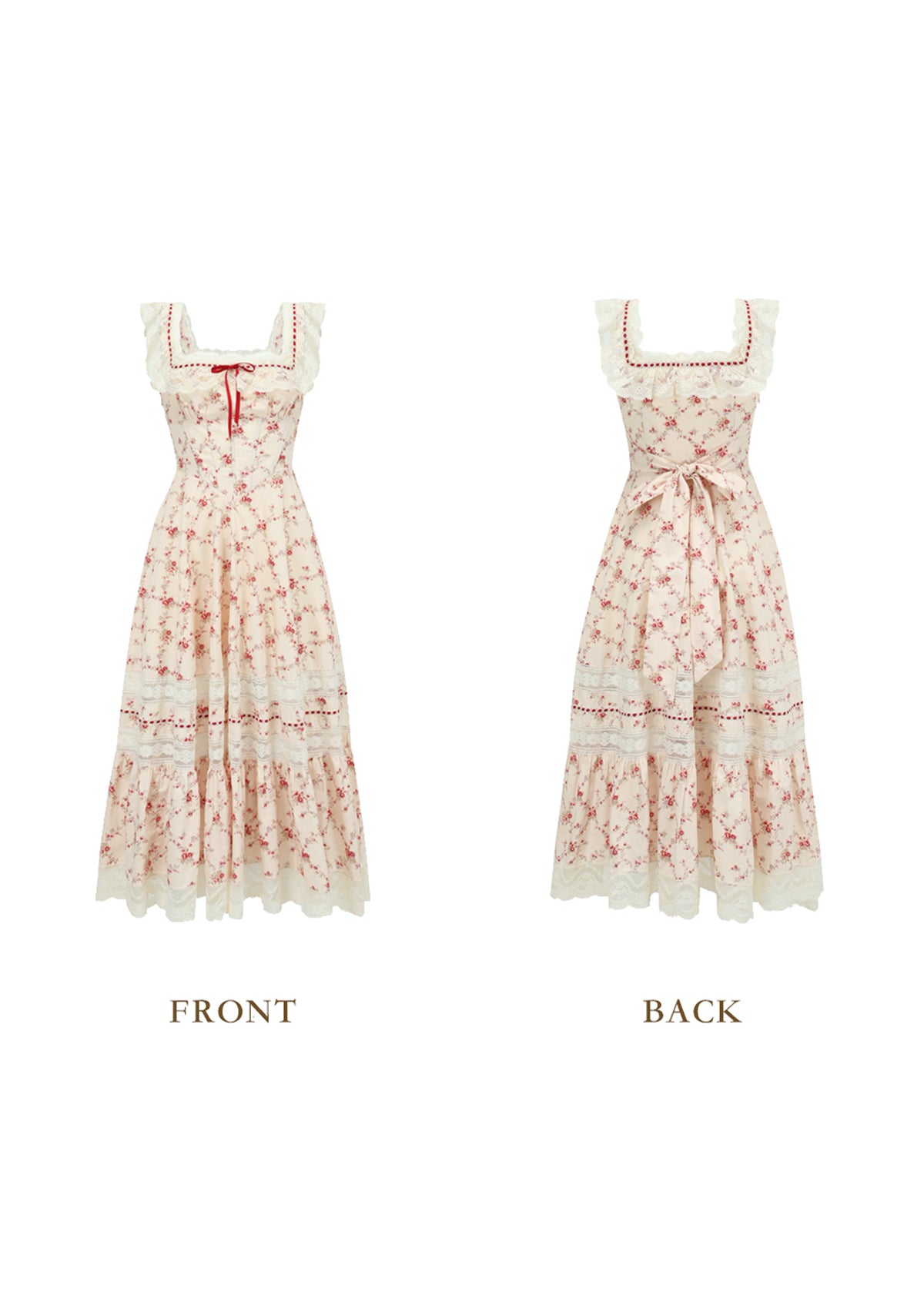 Red Garnet Corset Dress - Image 2