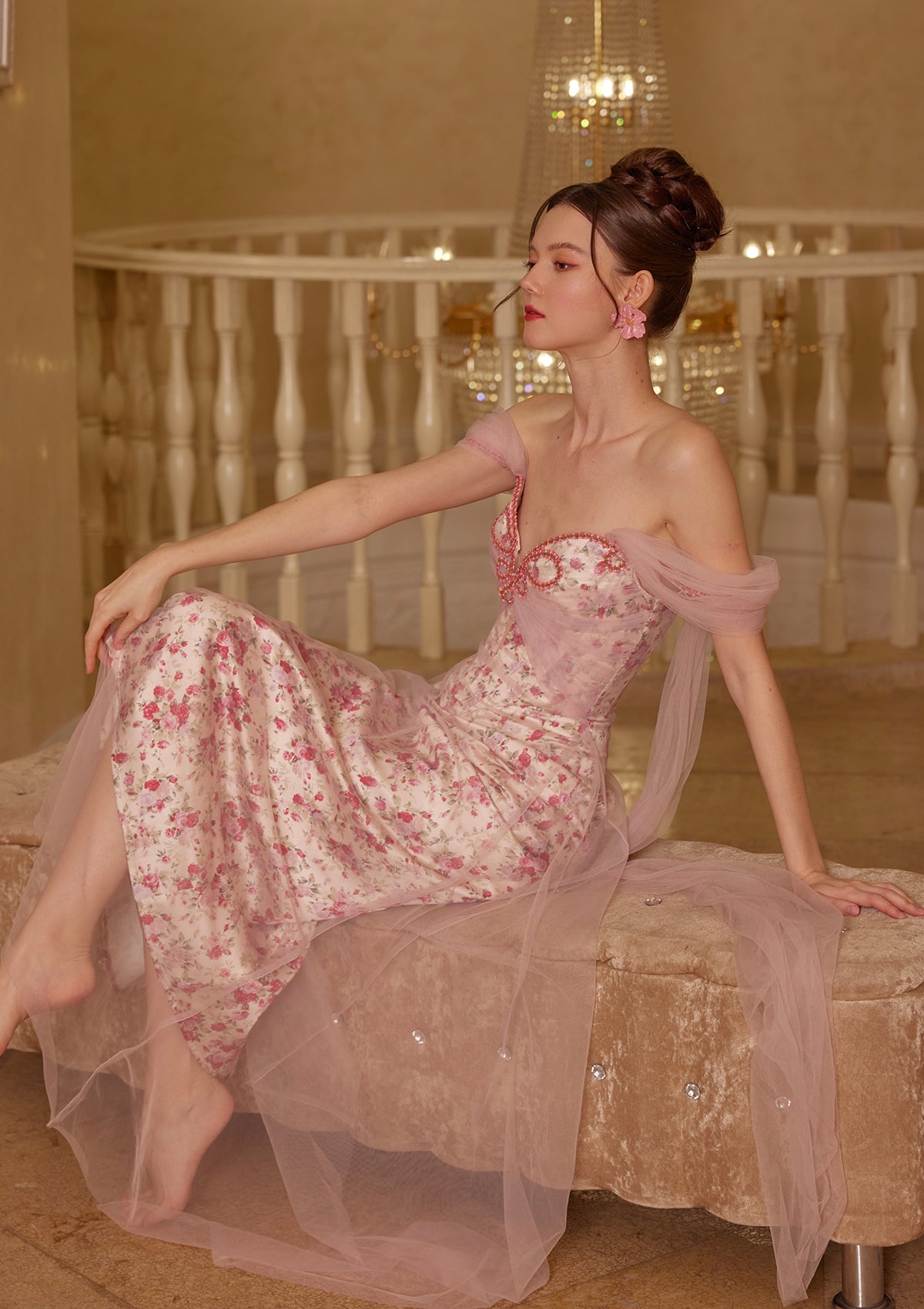 Floral Disc Fairy Corset Dress - Image 8